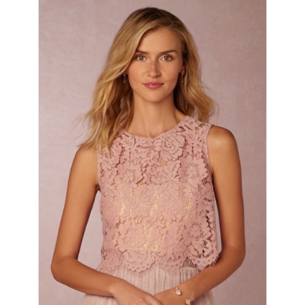 Jenny Yoo Lace Crop top